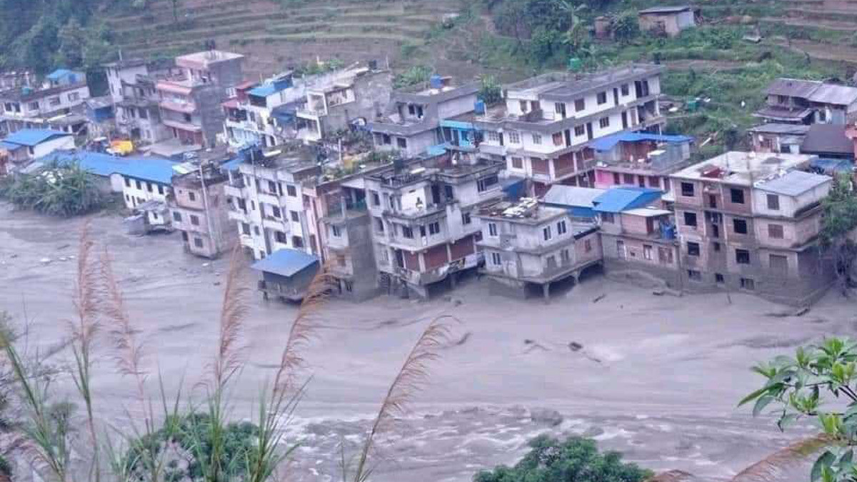 Floods and landslides in Sindhupalchowk